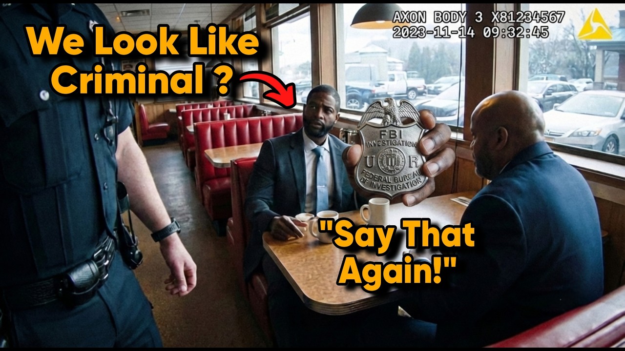 Racist Cop Orders Two Black Men To Leave A Diner — The Moment He Sees Their Badges Everything Change