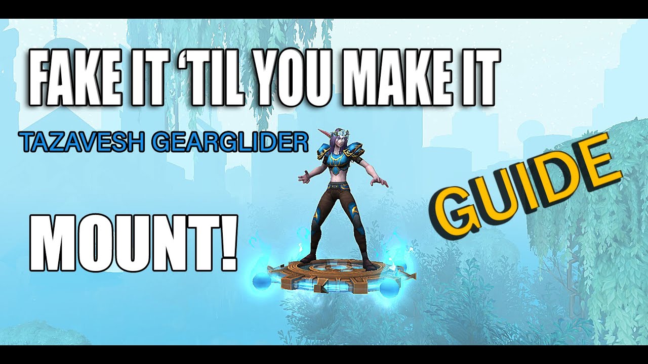 GUIDE! - Tazavesh gearglider  MOUNT!