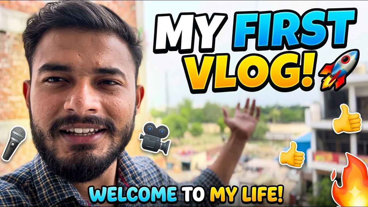 My First Vlog❤️|| My First Vlog video 2025 || Amit Vlogs time