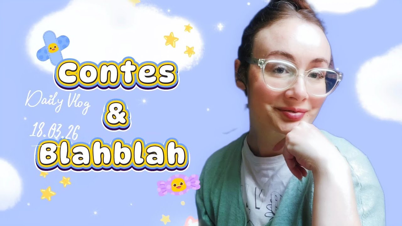My daily Vlog, le 18.03 26♡•Point sur mes lectures de mars 🌸💜