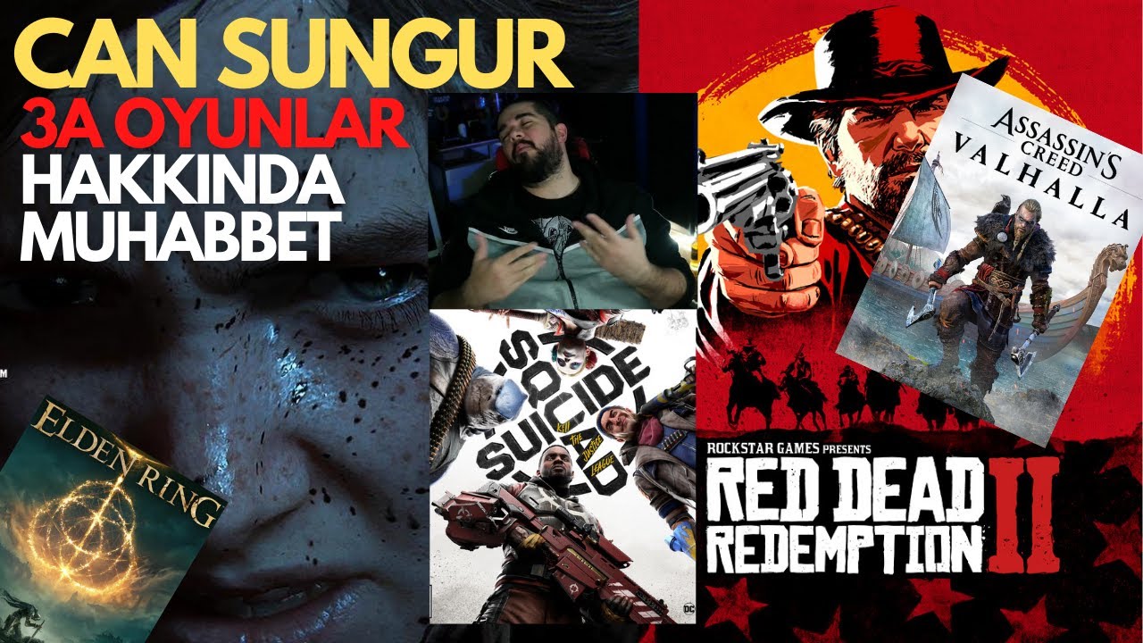 Can Sungur 3A Oyunlar ve Problemleri Hakkında Konuşuyor! Elden Ring, RDR 2, Valhalla Muhabbeti