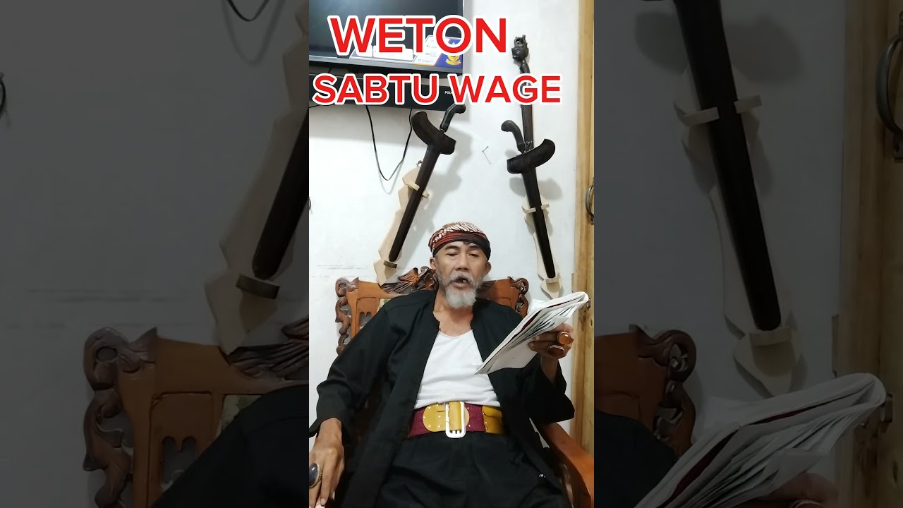 WETON SABTU WAGE