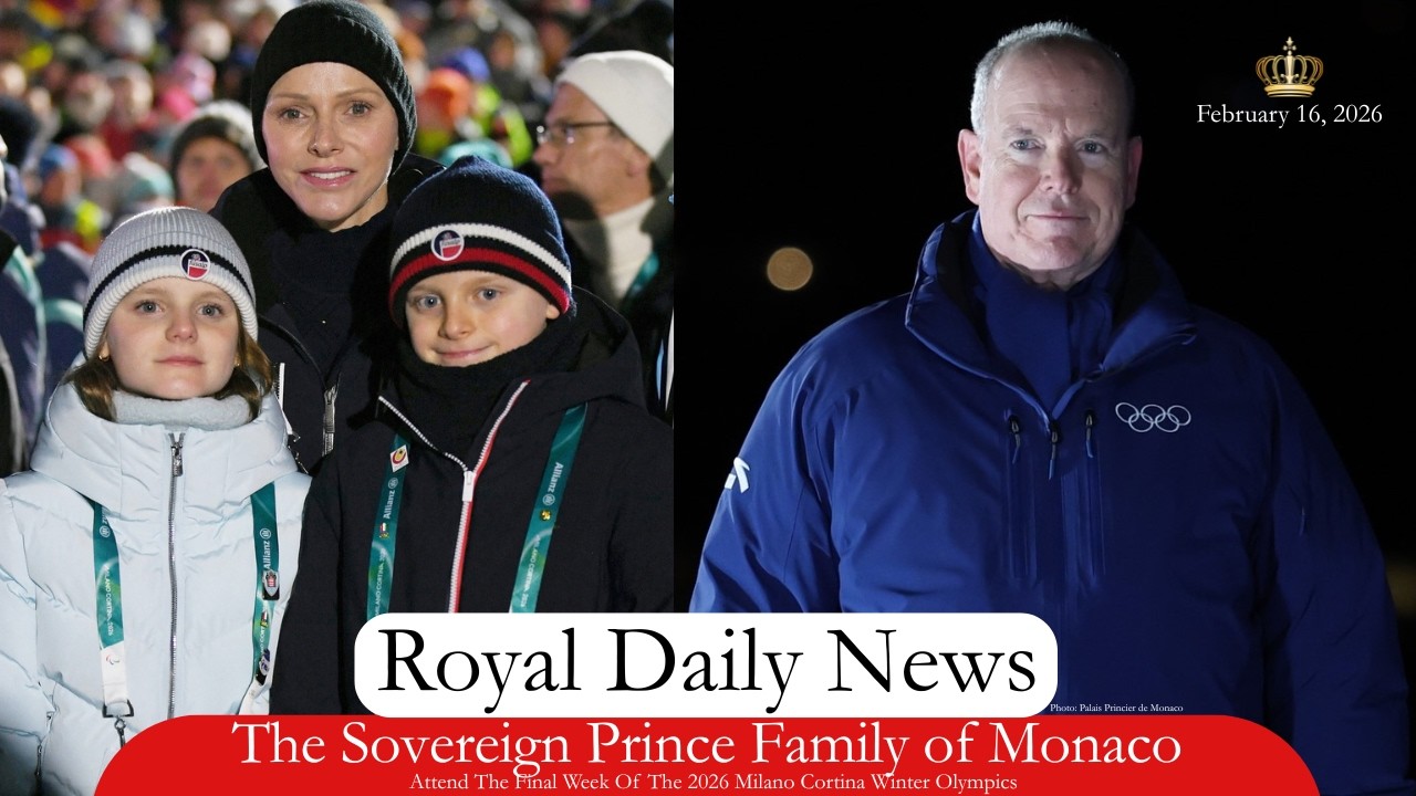 The Princely Family of Monaco Attends the Final Week of the Winter Olympics. Plus, More #royalnews