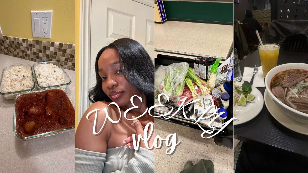 Weekly Vlog - Pilates, Solo Date Out, Grocery Haul & Meal Prep | Productive & Cozy Week in My Life