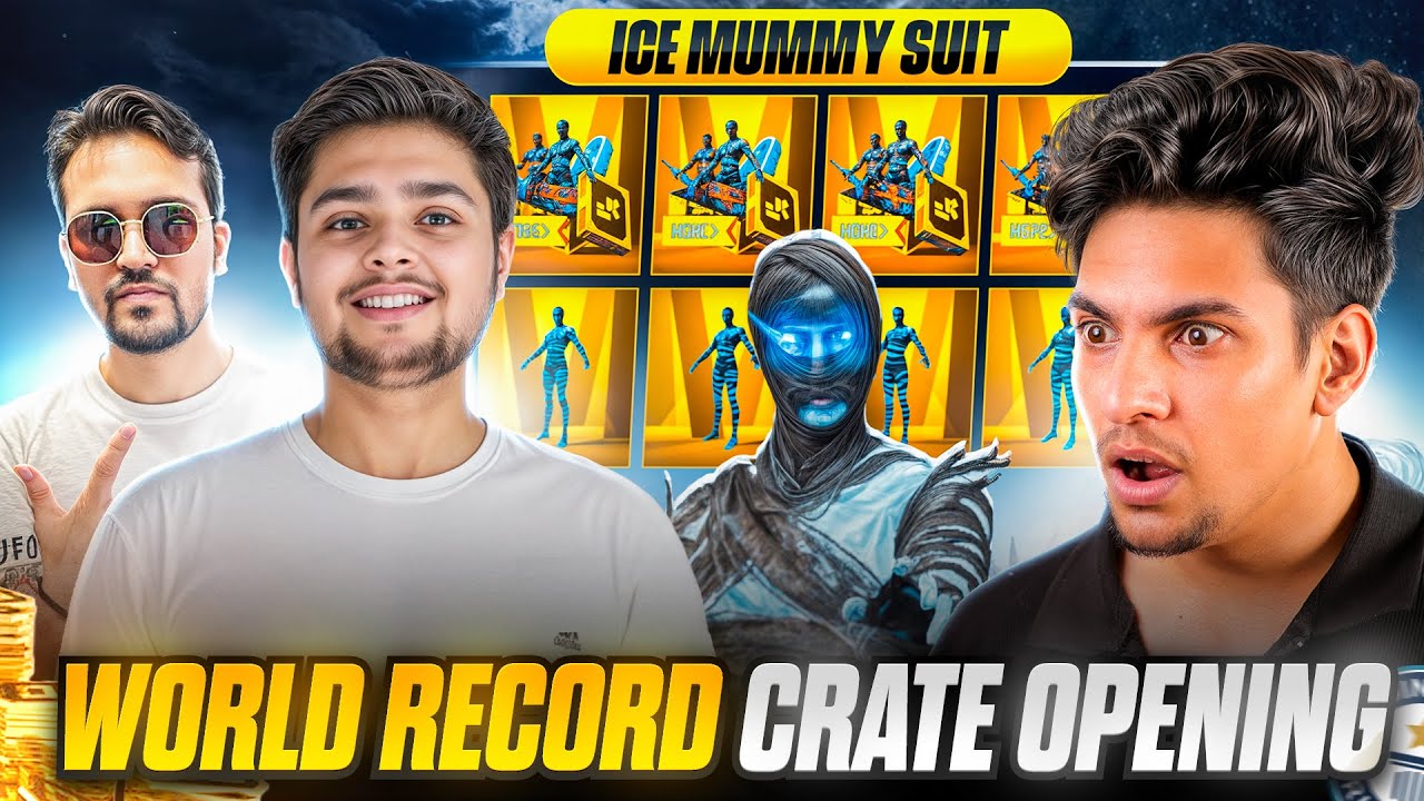 Bixi OP New World Record 😱🔥 Glacier Mummy Suit Crate Opening in BGMI