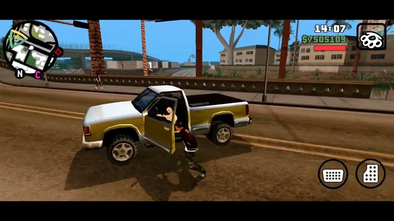 GTA San Andreas, Cj Gets Six Stars police Wanted Level+Wasted ⭐️⭐️😳🔥.