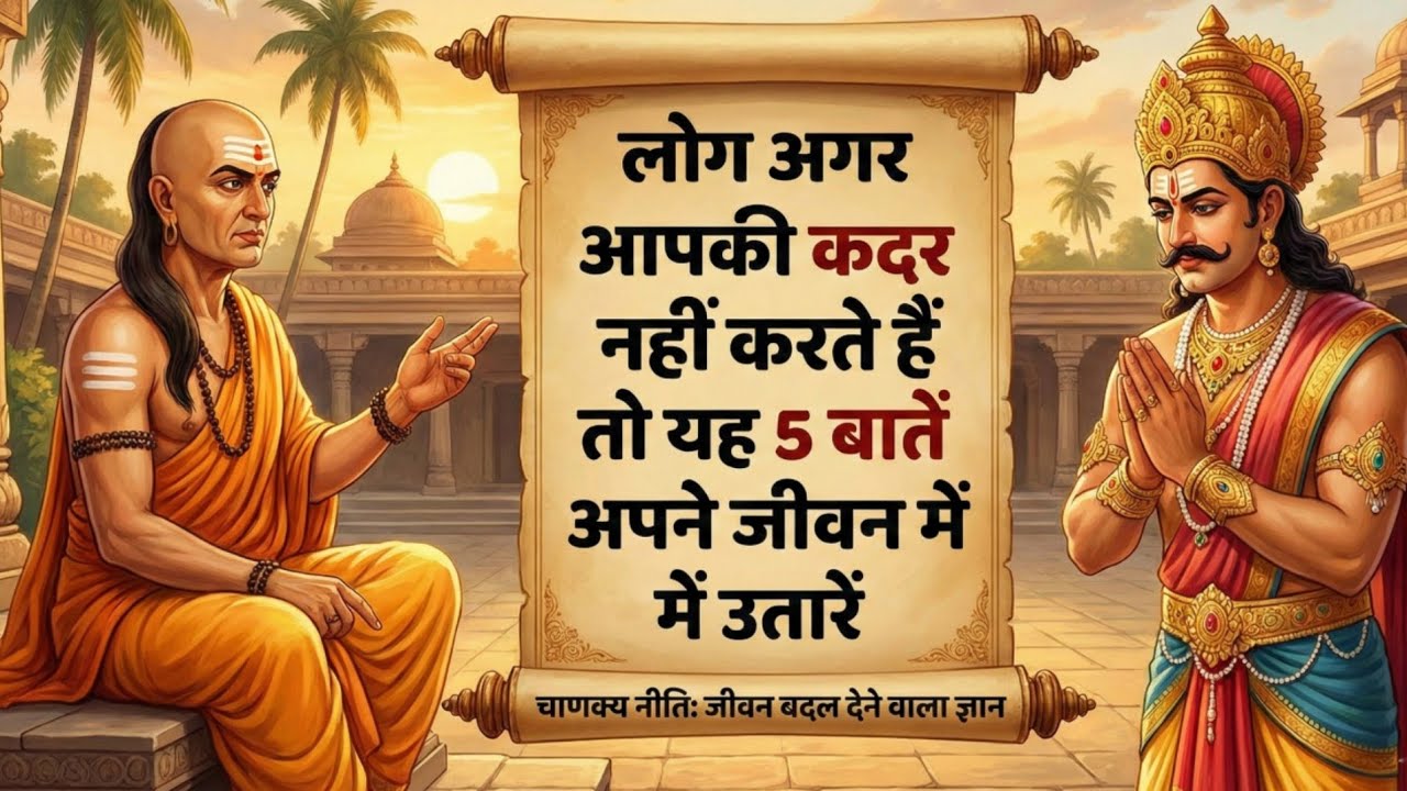 लोग अगर आपकी कद्र नहीं करते, आपको वैल्यू नहीं देते, तो चाणक्य की ये बातें आज ही सुनो | Chanakya Niti