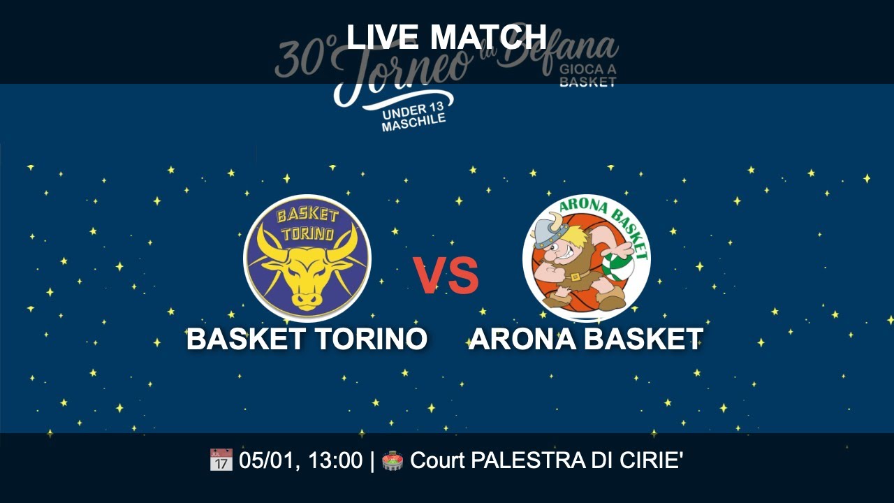 BASKET TORINO vs ARONA BASKET