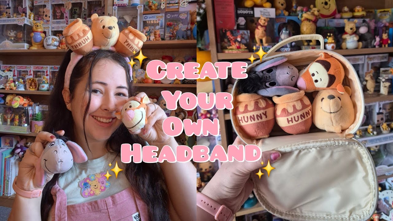 Winnie The Pooh Create Your Own Headband Unboxing 🧸✨️| Hong Kong Disneyland Haul