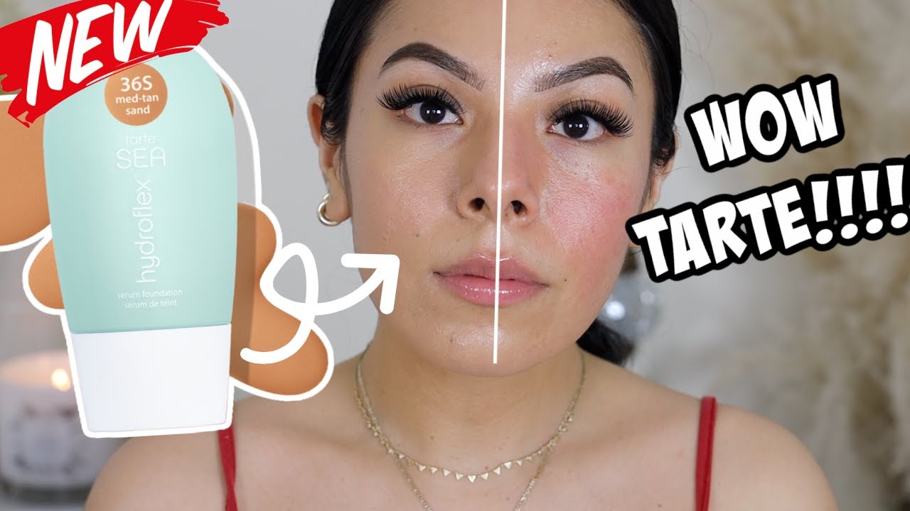 NEW🚨 TARTE SEA HYDROFLEX SERUM FOUNDATION|| REVIEW & WEAR TEST! (WORTH THE BUY OR NAW?!?)
