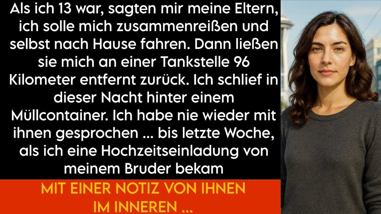 Mit 13 sagten meine Eltern, ich solle stark sein und selbst sehen, wie ich nach Hause komme.