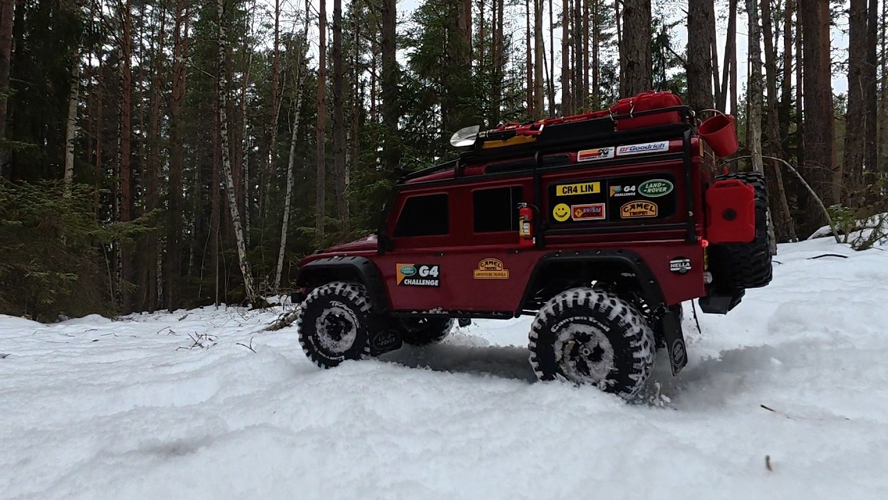 TRX4 finds more snowy forest paths | Walk With Me