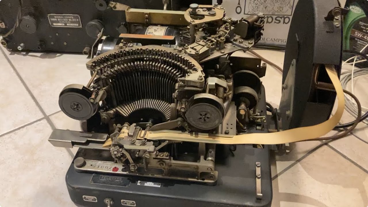 riparazione riperforatore teletype mod. 14