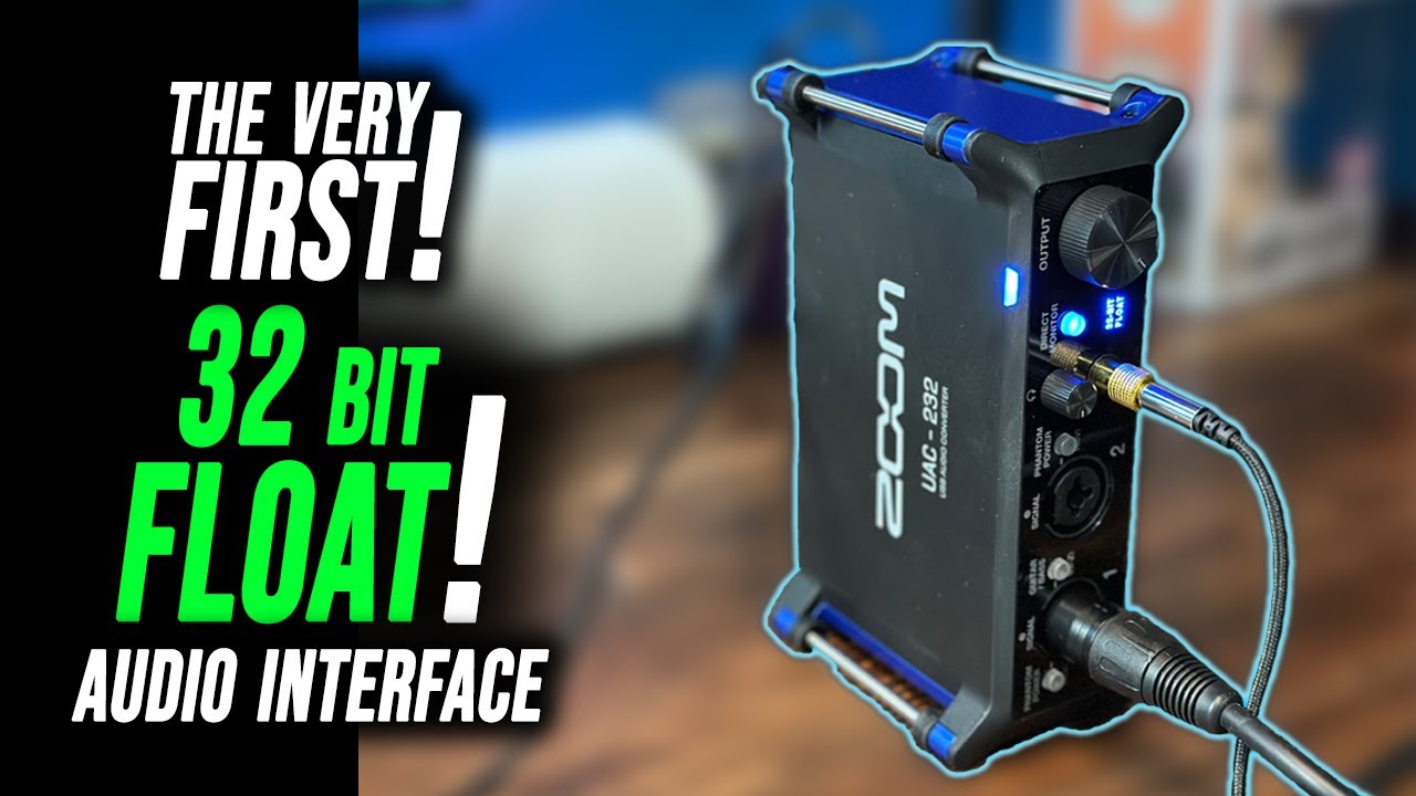 Zoom UAC-232 32-Bit Float Audio Interface | Say Goodbye to Clipping and Distortion