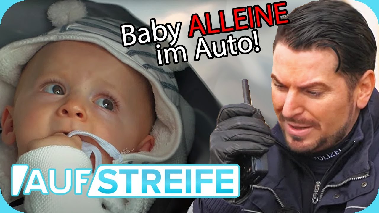 Polizisten finden einsames Baby: Wer ließ den Säugling allein im Auto zurück?! | Auf Streife | SAT.1