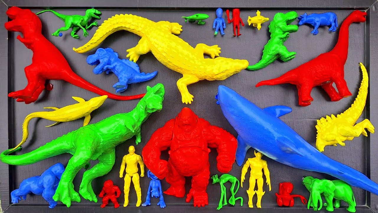 Dinosaurus Jurassic World Dominion : T-rex/ Brachiosaurus/ Skibidi/ Spider-Man/ KingKong/ Godzilla