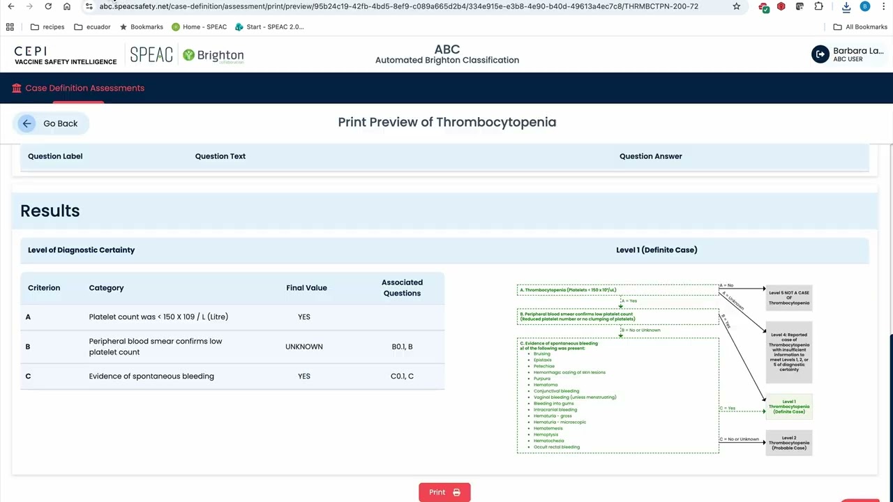 Automated Brighton Classification (ABC) Tool – Demonstration