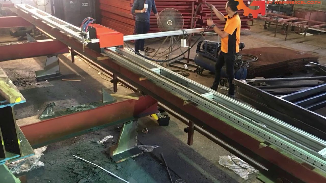 เครื่องตัดเซลล์ลูล่าร์บีม Cellular Beam Cutting Machine