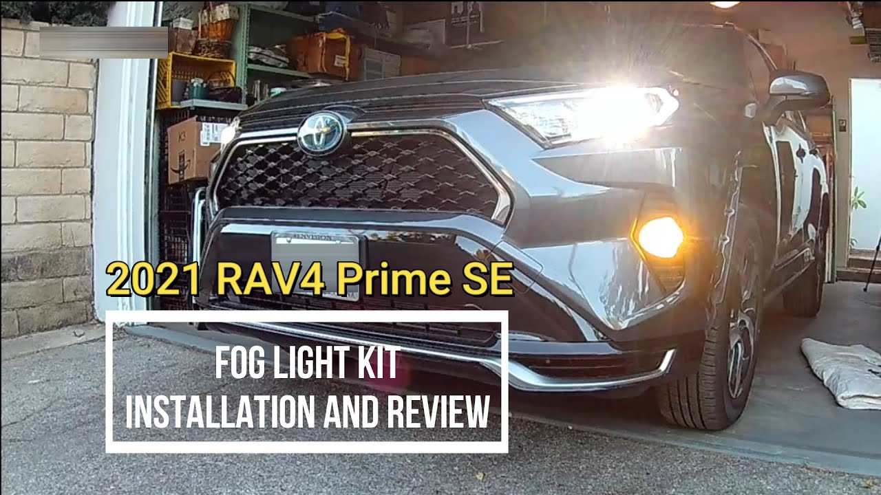 Светодиодные противотуманные фары для Toyota RAV4 и Prime SE 2019, 2020 и 2021 годов — установка ...