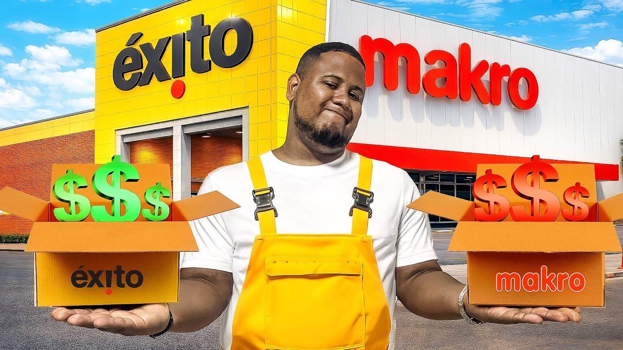¿ CUAL es el MEJOR SUPERMERCADO EN PRECIOS ? Éxito vs makro 