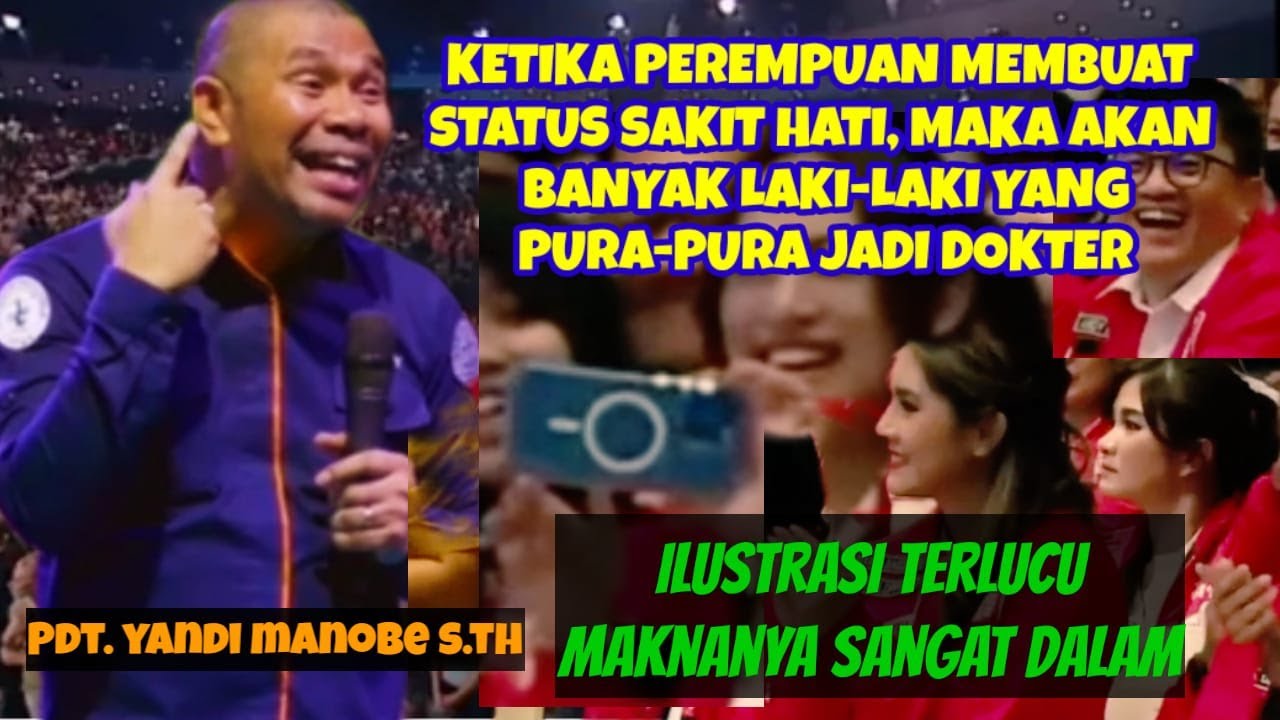 PDT. YANDI MANOBE S.TH. DIMANA PEREMPUAN DISAKITI, MAKA DISITU LAKI2 AKAN PURA2 JADI DOKTER.
