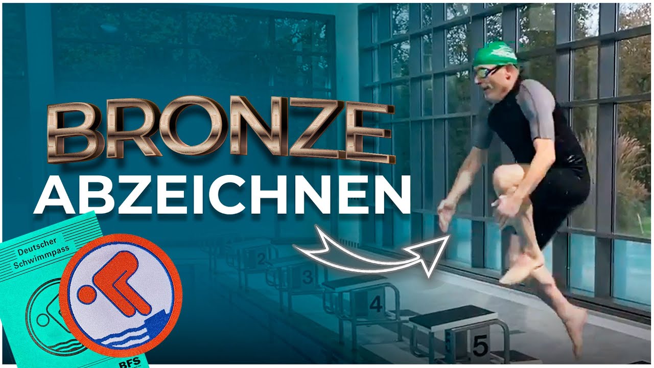 So erhalten Sie das Bronze-Abzeichen im Schwimmen