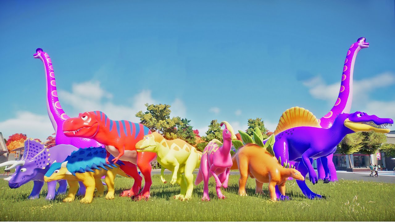 JWE2 Mod School Of Dinosaurs Storm the Jurassic World: Battle and Rampage
