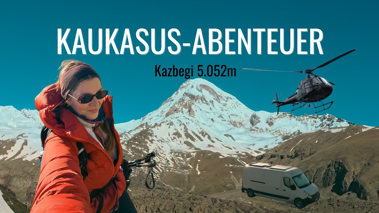 Kazbegi-Abenteuer: Wanderung im Kaukasus-Gebirge (Vanlife Georgien) 