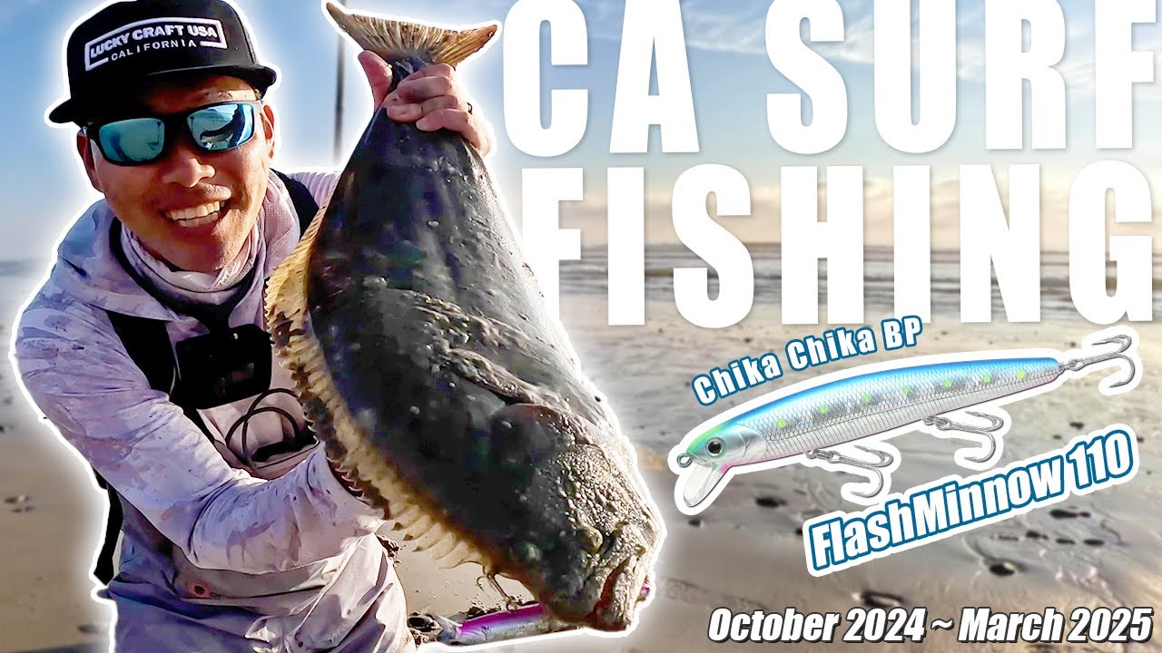 【California Surf Fishing】Flashminnow 110 - 2024 October to 2025 March Highlights【Benjie Kim】