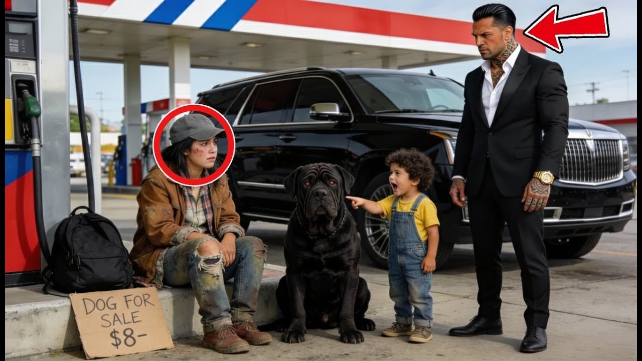 „Kann Ich Den Pensionierten Mastiff Kaufen, Daddy“ – Der Mafiaboss Sah Den Hund Und Erstarrte…