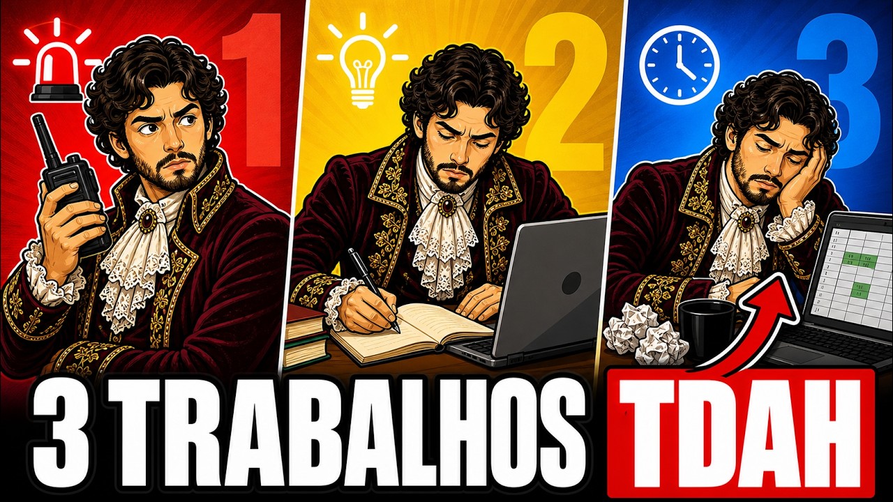 3 Tipos de Trabalho p/ TDAH: Você provavelmente está no ERRADO.