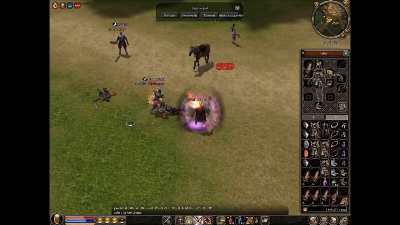 bajnokujrait vs BM-ek Metin2 HU Aquila