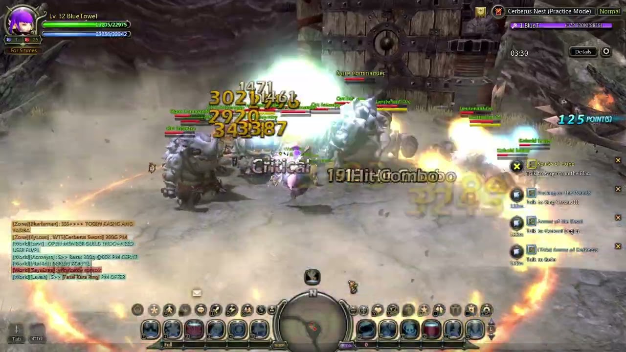 Dragon Nest Classic Force User Cerberus Nest solo