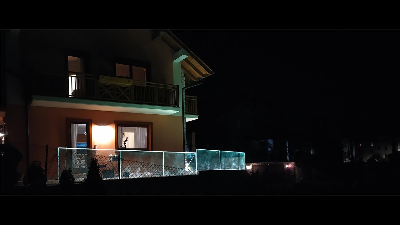 Worldinox - Parapetto in vetro con led