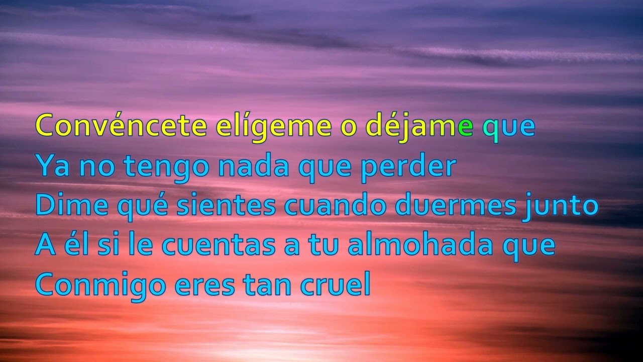 Luis Fonsi - Eligeme (Karaoke)