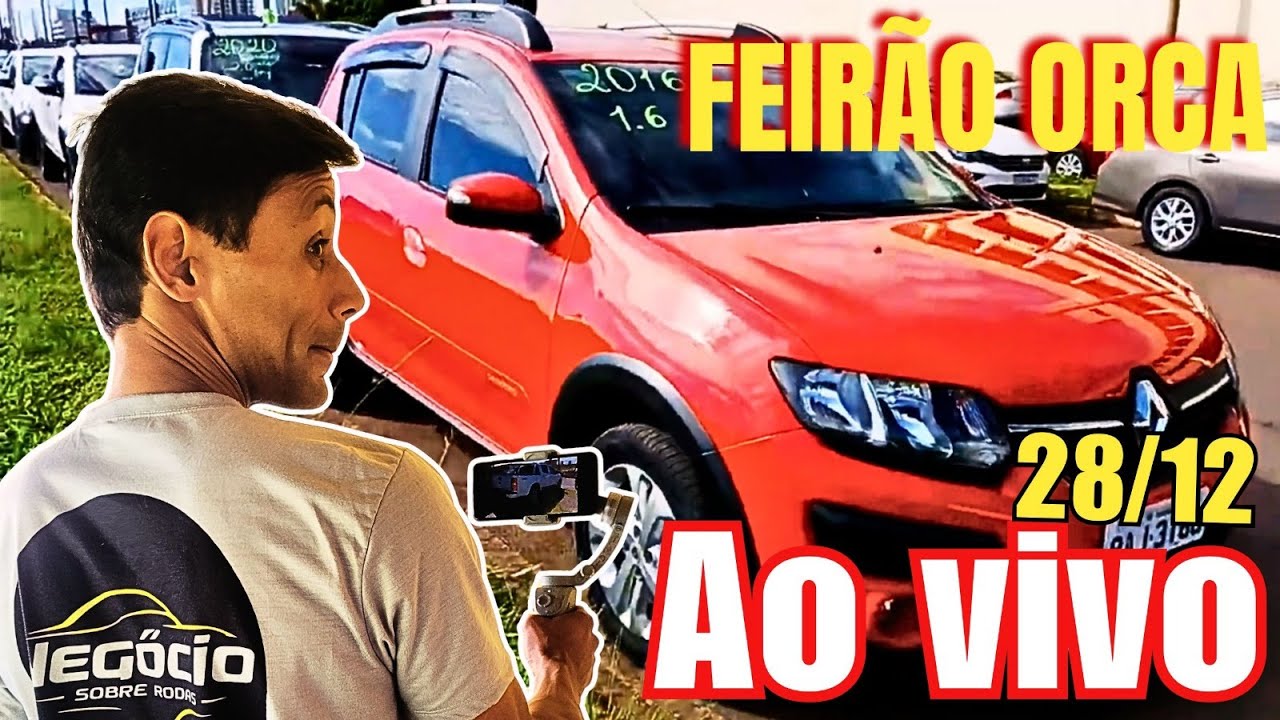 🟢 LIVE 28/12 na Feira da Orca Brasília – Veja Carros Usados Imperdíveis!