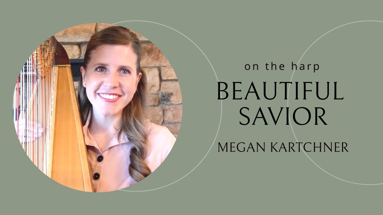 Beautiful Savior (Fairest Lord Jesus) | Easy lever harp solo!