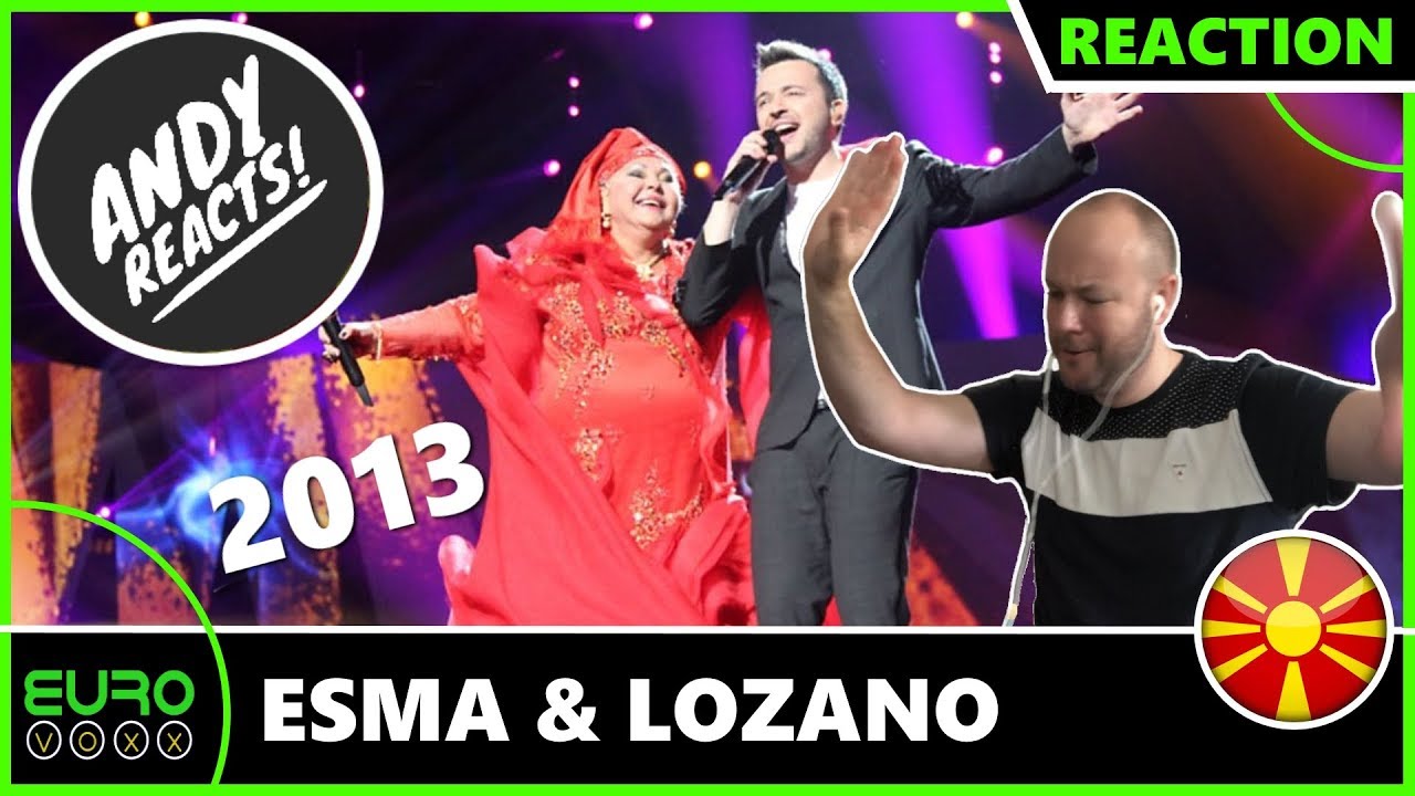 ANDY REACTS! Esma & Lozano - 'Pred Da Se Razdeni' (North Macedonia 2013) EUROVISION REACTION!