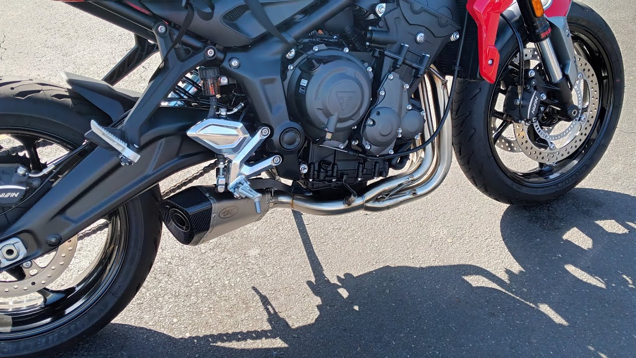 Tec exhaust upgrade for 2023 Triumph Trident 660