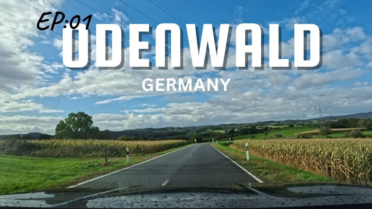 Scenic Drive Through Odenwald Part 1 | Hidden Countryside Roads | 🇩🇪 Germany