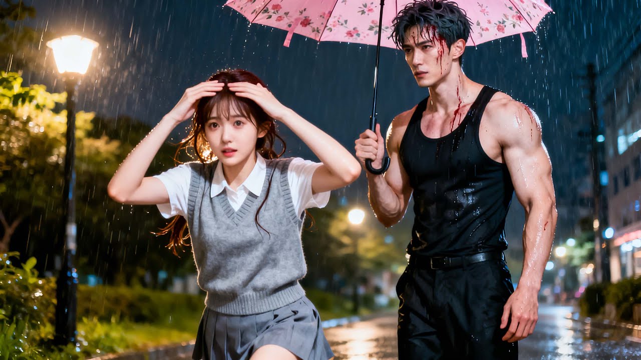 Poor girl gives her only umbrella to an injured man in a storm—he’s the CEO who falls for her！