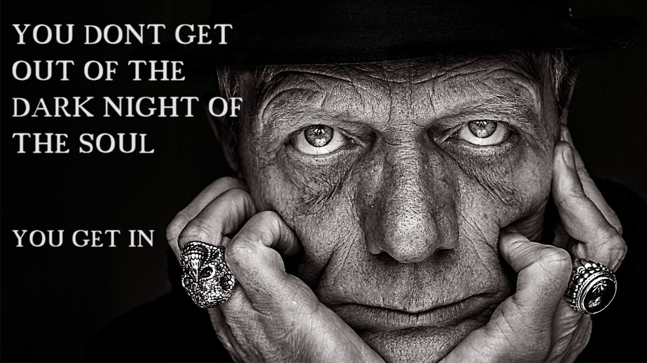 YOU DONT GET OUT OF THE DARK NIGHT, you get IN. Music by bensound.com