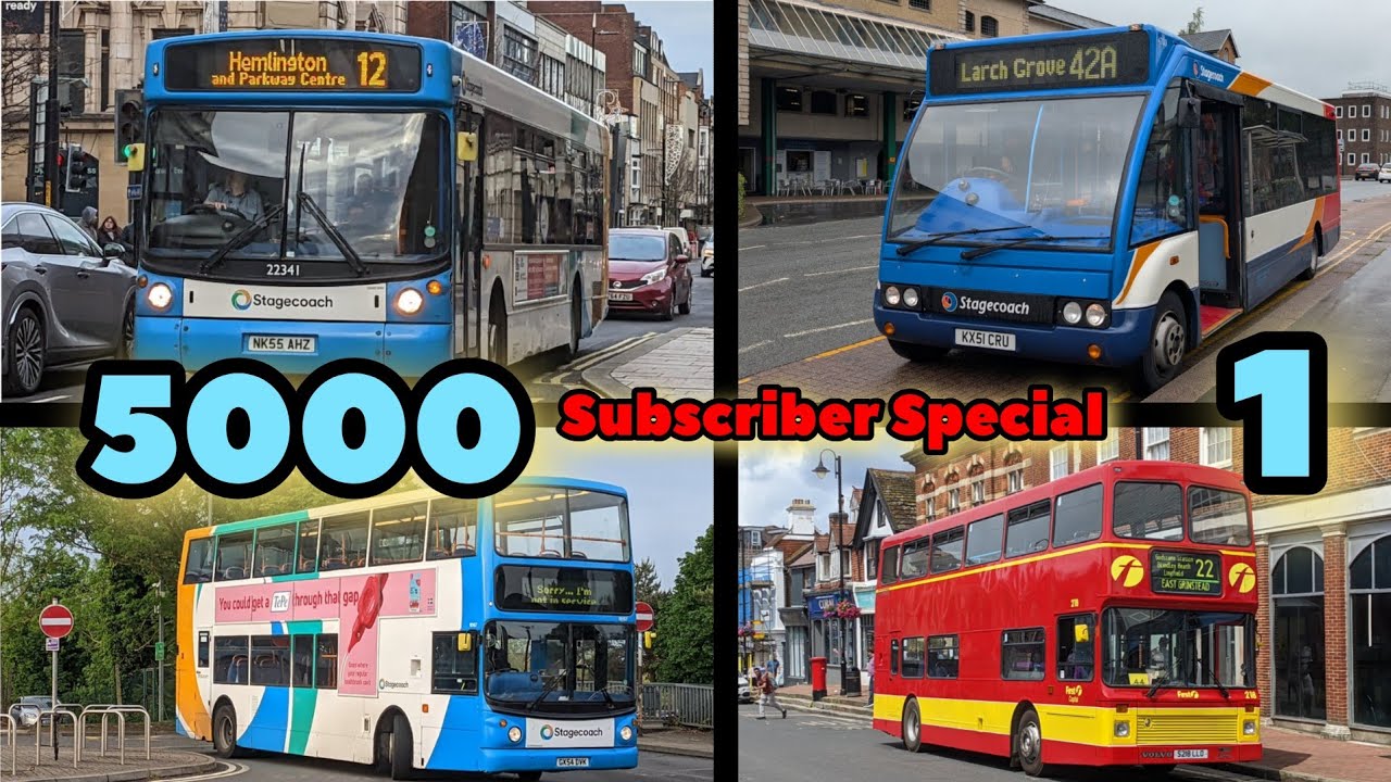 5000 SUBSCRIBERS SPECIAL (PART 1) - MY BEST BUS VIDEOS SO FAR!