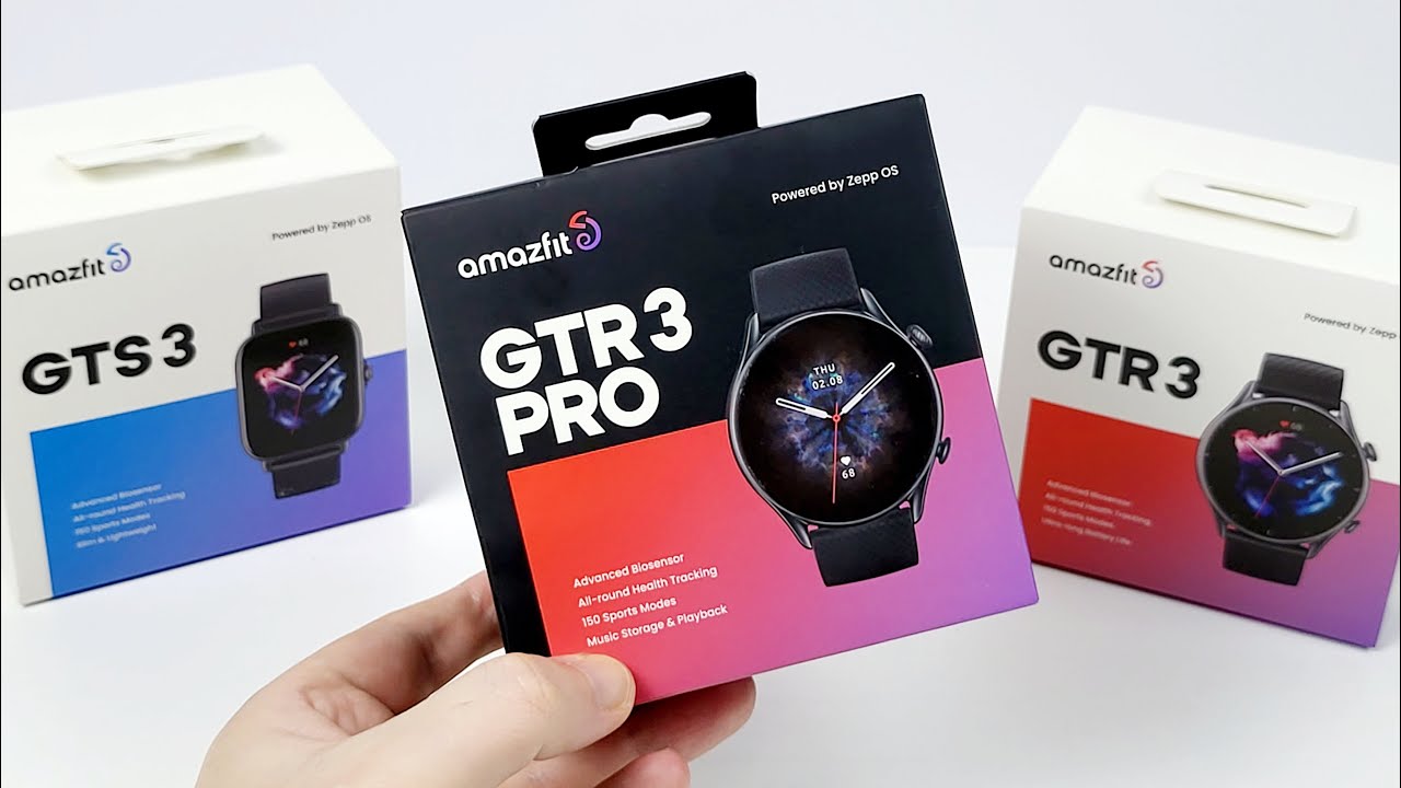 Amazfit GTR 3, GTR 3 Pro и GTS 3: полный обзор смарт-часов!
