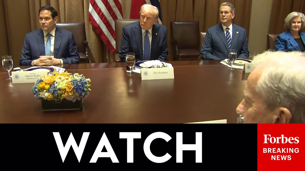 WATCH: President Trump Meets With Norwegian Prime Minister Jonas Gahr Støre In Cabinet Room