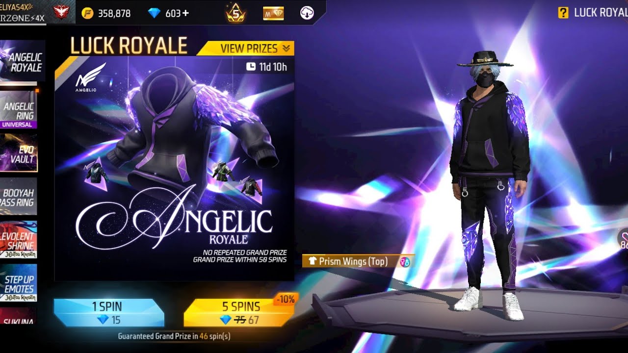 Angelic Royale Event Free Fire | Angelic Royale Event Unlock | FF New Event T...ভালো লাগলে লাইক করুন