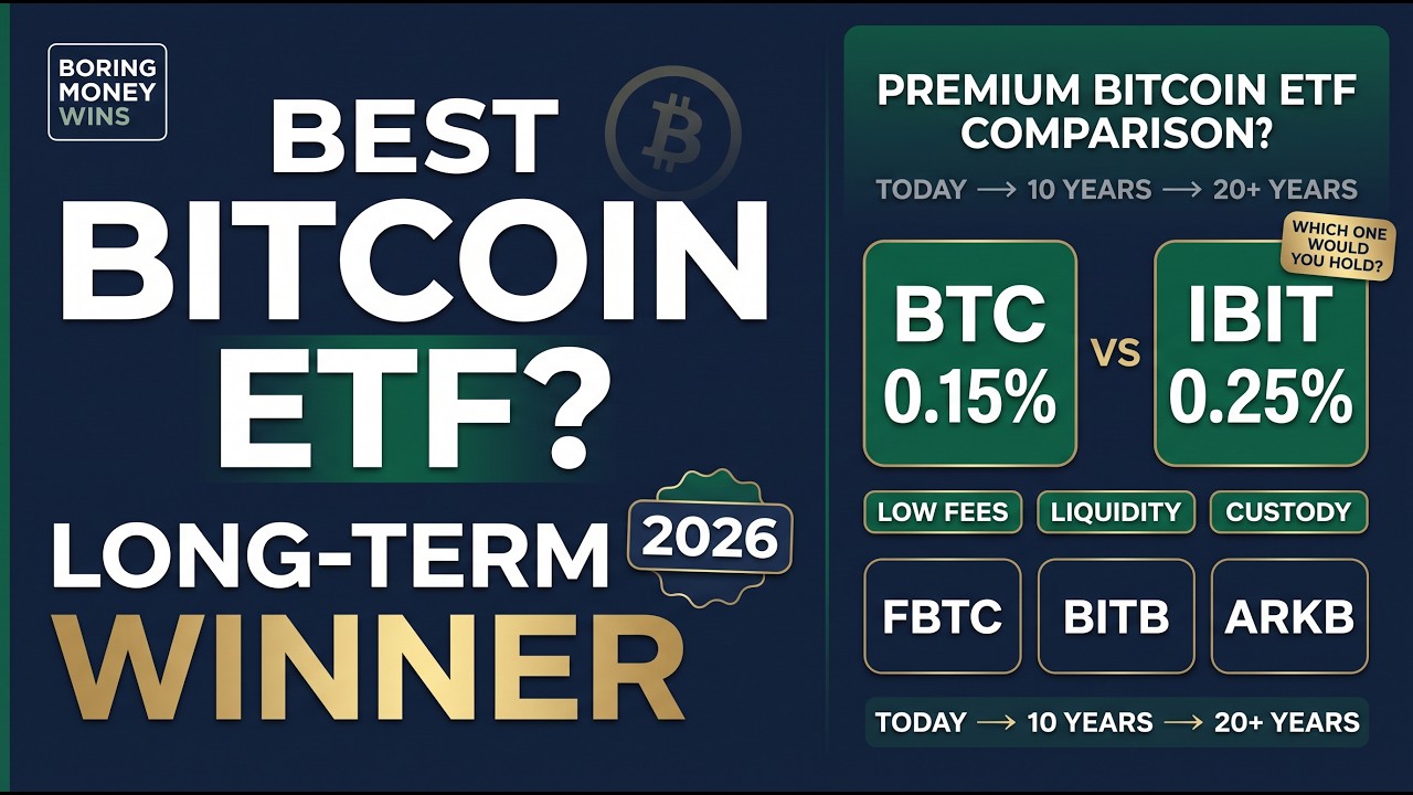Best Bitcoin ETF for Long-Term Holding in 2026? IBIT vs BTC vs FBTC