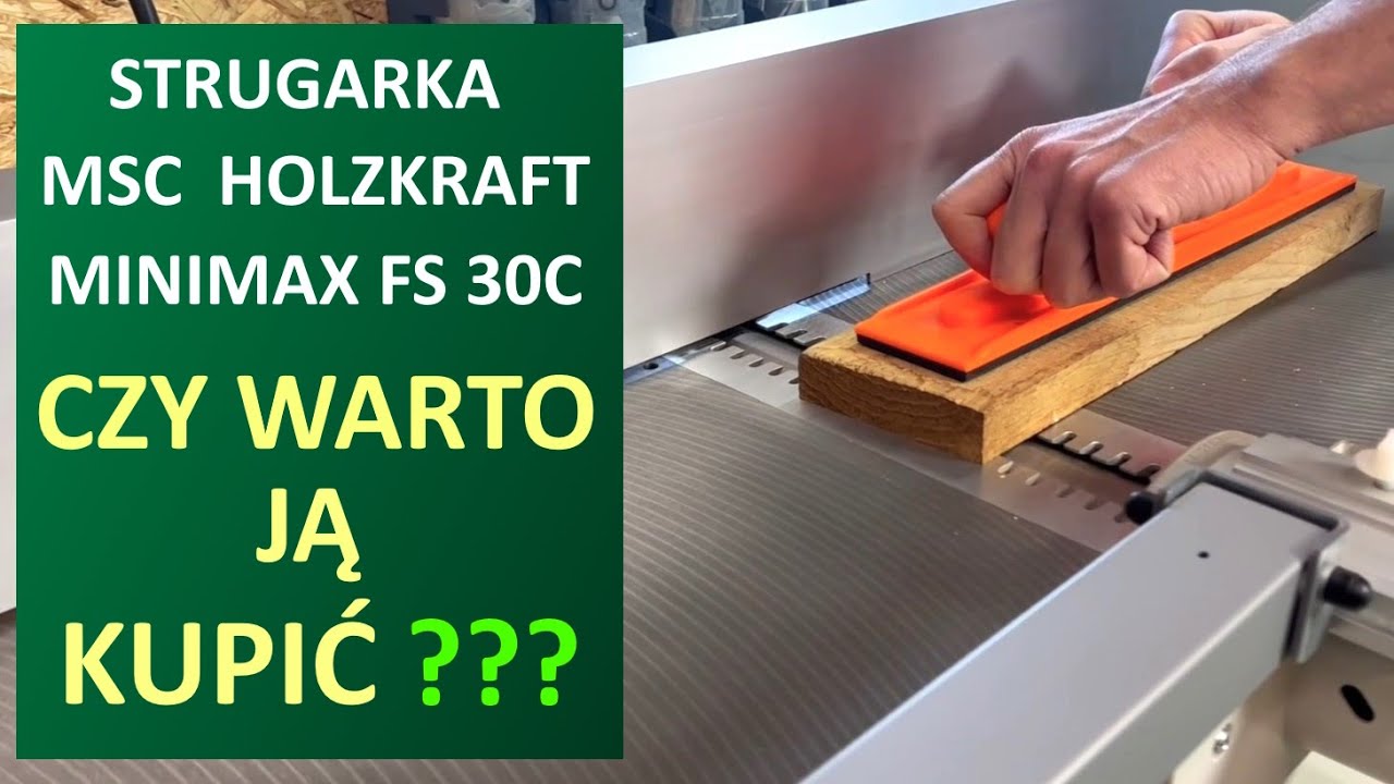 Wyrówniarko grubościówka Holzkraft Minimax FS30c