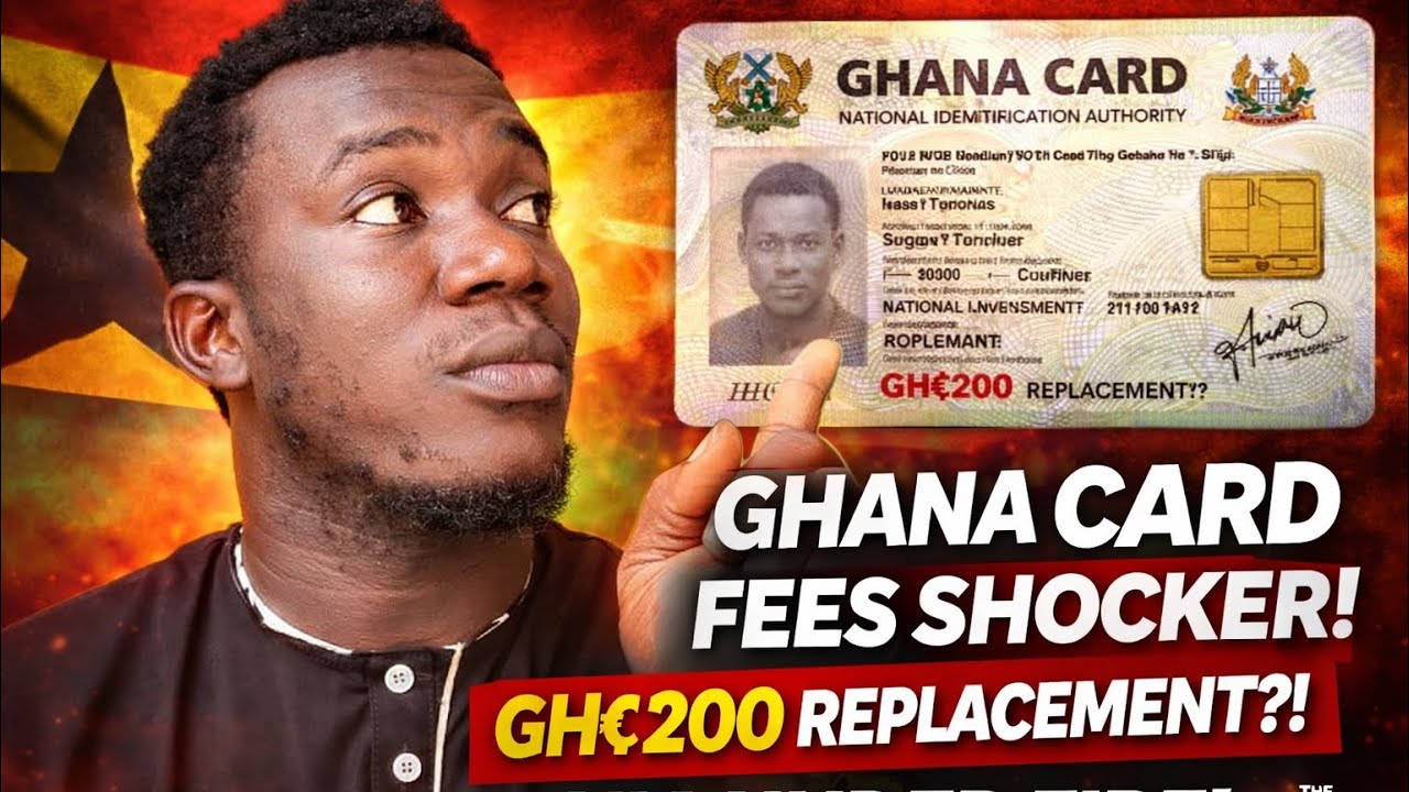 Ghana Card Now Comes With a Price! Here’s What You’ll Pay in 2026 😳