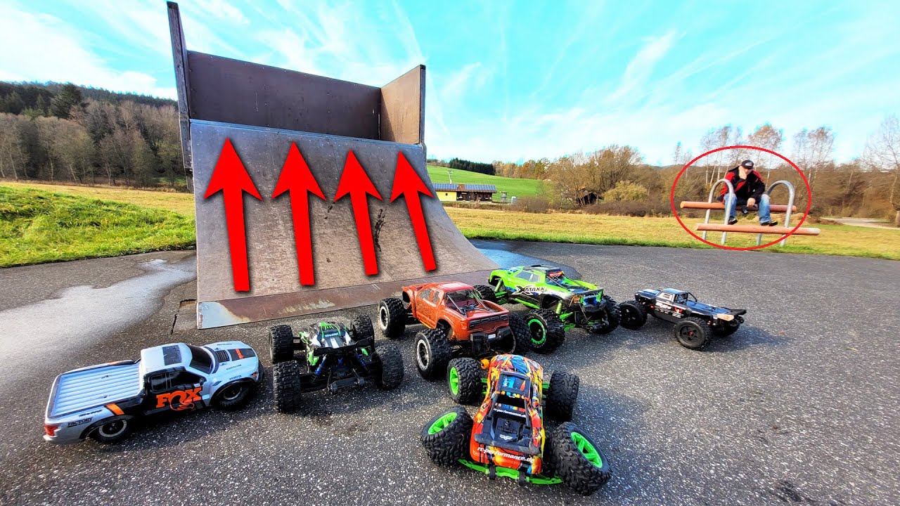 Welches RC FAHRZEUG fliegt am HÖCHSTEN und überlebt das auch noch?! (mehr als 15 Meter)